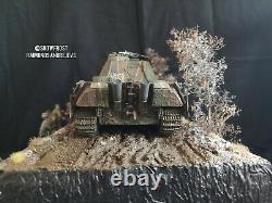 1/35 WW2 Diorama. Panther Tank. German Army. Pro Built And Painted