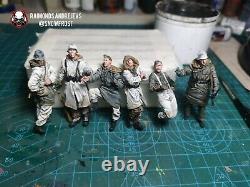 1/35 WW2 German Army. Pro Painted 6 Figures