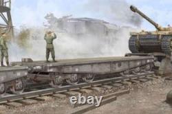 1/35 WWII German Army Type SSyms 80 Heavy Armor Transport Flatcar