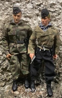 1/6 WWII Dragon/BBi German Army Camo Panzer Tank Pair (2) Duo Normandy 1944
