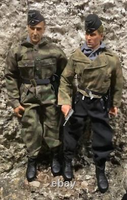 1/6 WWII Dragon/BBi German Army Camo Panzer Tank Pair (2) Duo Normandy 1944