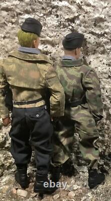 1/6 WWII Dragon/BBi German Army Camo Panzer Tank Pair (2) Duo Normandy 1944