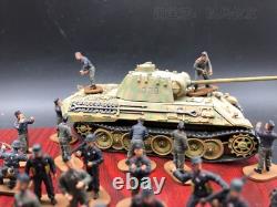 1/72 WWII German Army Combat Armored Troops 34 Soldiers(Tanks not included)