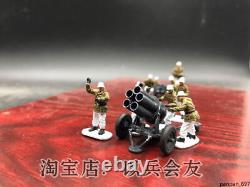 1/72 WWII German Army Multiple Rocket Launchers And Gunners Hand-painted Model
