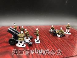 1/72 WWII German Army Multiple Rocket Launchers &Gunners Handpainted scene model