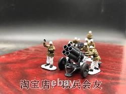 1/72 WWII German Army Multiple Rocket Launchers &Gunners Handpainted scene model