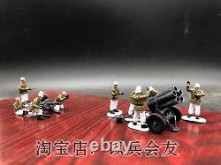 1/72 WWII German Army Multiple Rocket Launchers &Gunners Handpainted scene model