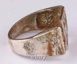 1. Infanterie-Division German Ring WW2 WWII Germany Shield Goth Gothic Horror