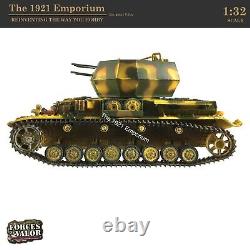 132 Diecast Unimax Toys Forces of Valor WWII German Army Flak Panzer IV Tank