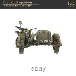132 Diecast Unimax Toys Forces of Valor WWII German Army Zundapp Motorcycle