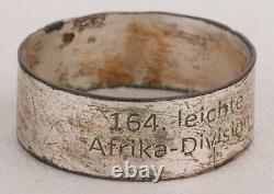 164. Leichte Afrika-Division GERMANY Ring ww2 DAK wwII German Africa Corps ARMY