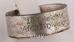 164. Leichte Afrika-Division GERMANY Ring ww2 DAK wwII German Africa Corps ARMY