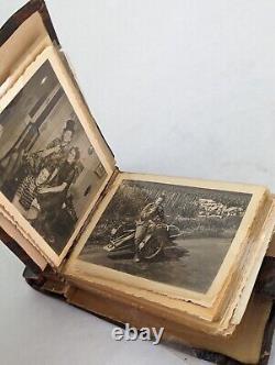 1936 Olympic Photo Album German Army Military BMW Sidecar Motorcycle pre-WWII