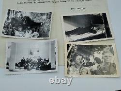 1938 German Artillery regiment letter papers original ww2 military army photos