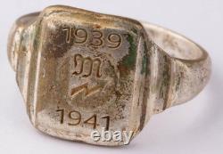 1939 Signal mechanic 1941 WW2 German ring WWII Germany Army Wehrmacht Gothic art