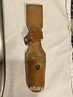 1940 WWII German Army Weyersberg K98 Rifle Bayonet withBelt Frog