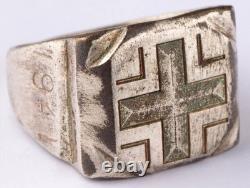 1941-1943 WW2 German ring WWII Wehrmacht force Balcan cross Germany Army Jewelry