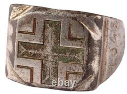 1941-1943 WW2 German ring WWII Wehrmacht force Balcan cross Germany Army Jewelry