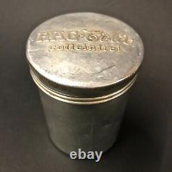 1941 Ww2 Wwii Rare German Army Hag Cola Coffeinfrei Embossed Tin Box Wehrmacht