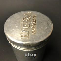 1941 Ww2 Wwii Rare German Army Hag Cola Coffeinfrei Embossed Tin Box Wehrmacht