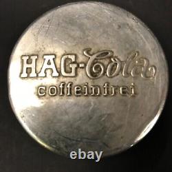 1941 Ww2 Wwii Rare German Army Hag Cola Coffeinfrei Embossed Tin Box Wehrmacht