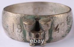 1942 Binoculars WW2 Field glasses German ring WWII Germany Army Wehrmacht Gothic
