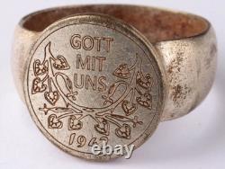 1942 God with us WW2 German ring WWII Gott mit uns Germany Army Wehrmacht force