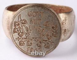 1942 God with us WW2 German ring WWII Gott mit uns Germany Army Wehrmacht force