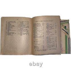 1942 WWII Paris France Tourist Map German Occupation SERP Guide Militaria