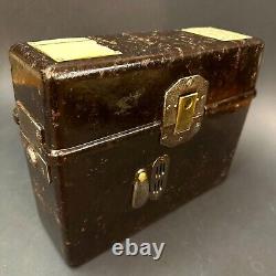 1942 Ww2 German Wehrmacht Army Original Field Phone Bakelite Box Empty, Military