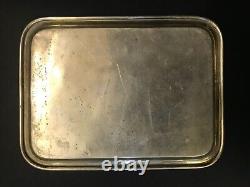 1942 Ww2 Wwii German Army Officer Wehrmacht Kurhaus Coffee Tray Berndorf Alpacca