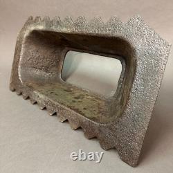 1944 Ww2 Wwii German Army Metal Guard Shield Wood Logs Bunker Mounted For Shoot