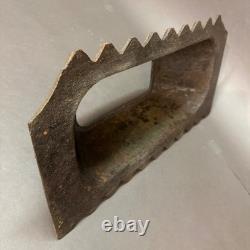 1944 Ww2 Wwii German Army Metal Guard Shield Wood Logs Bunker Mounted For Shoot