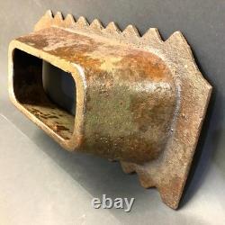 1944 Ww2 Wwii German Army Metal Guard Shield Wood Logs Bunker Mounted For Shoot
