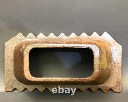 1944 Ww2 Wwii German Army Metal Guard Shield Wood Logs Bunker Mounted For Shoot