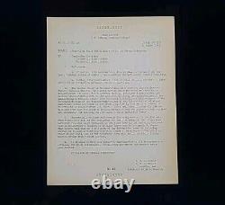 1945 German WWII US Army War Military Document Removal Nazis General Eisenhower