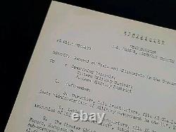 1945 German WWII US Army War Military Document Removal Nazis General Eisenhower