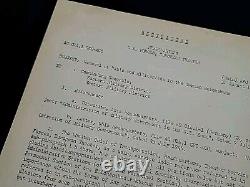 1945 German WWII US Army War Military Document Removal Nazis General Eisenhower