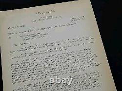 1945 German WWII US Army War Military Document Removal Nazis General Eisenhower