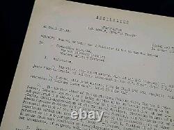 1945 German WWII US Army War Military Document Removal Nazis General Eisenhower