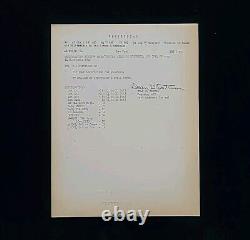 1945 German WWII US Army War Military Document Removal Nazis General Eisenhower