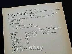 1945 German WWII US Army War Military Document Removal Nazis General Eisenhower