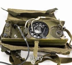 2 Original WWII German/Danish FT-58 Field Telephones