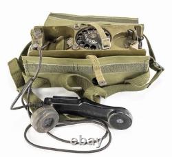 2 Original WWII German/Danish FT-58 Field Telephones