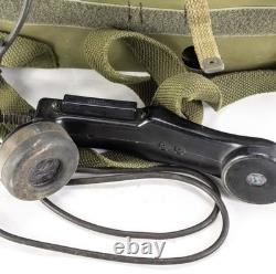 2 Original WWII German/Danish FT-58 Field Telephones