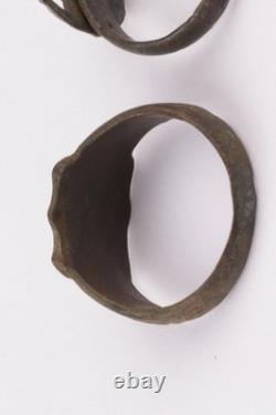 2 pcs German tank ring WW2 Armored force army WWII Wehrmacht troops Engraving