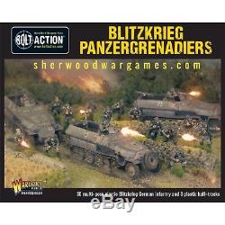 28mm Warlord German Blitzkrieg Panzer Grenadiers starter army. WWII Bolt Action