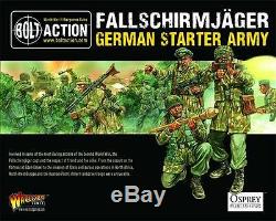 28mm Warlord German Falschirmjager Starter Army BNIB, WWII Bolt Action