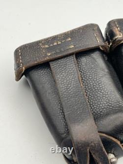 2x Original WW2 German Army Matching Heer Ammo Set Pouch Dated 1941 Field Gear
