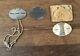 3 German Wwii Dog Tags With Leather Pouch Reich Army Tank Soldier Free Ship